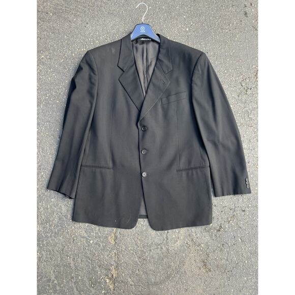 Vintage Giorgio Armani Italy Wool Blazer Jacket 48 - Picture 1 of 2